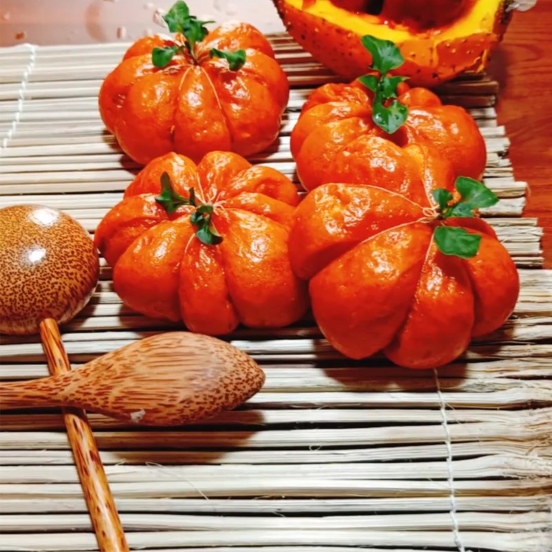 Bước 5 Thành phẩm Bánh bao gấc