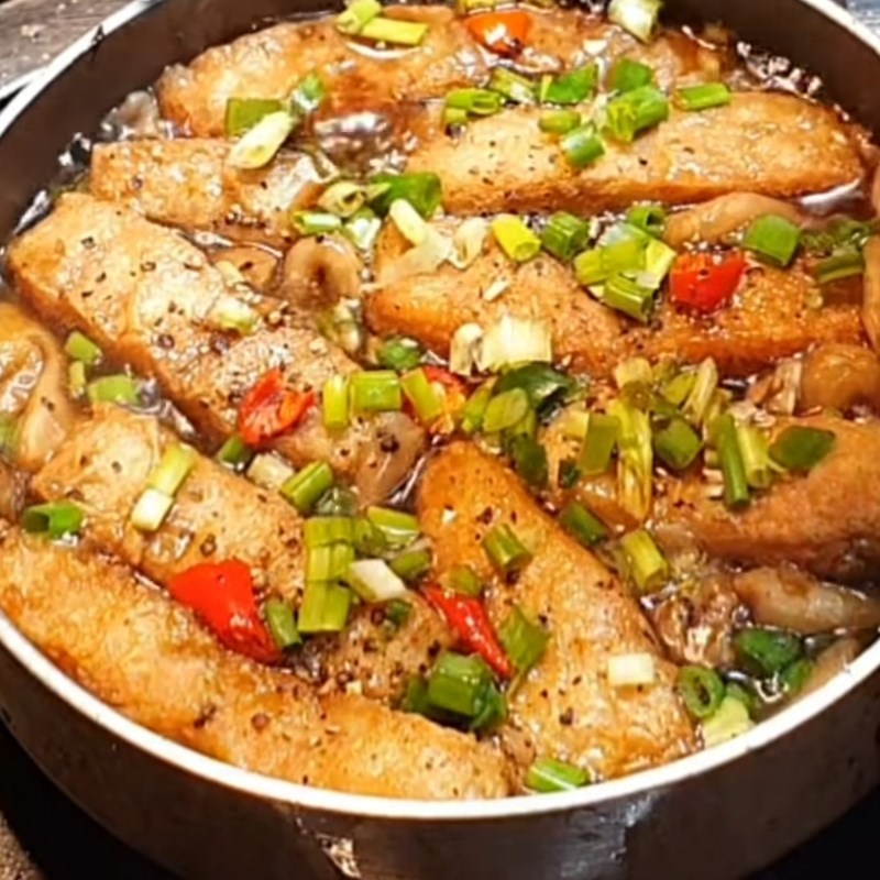 Bước 6 Thành phẩm Sườn chay kho nấm bào ngư