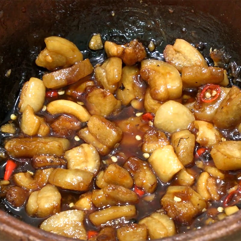 Bước 4 Thành phẩm Tóp mỡ kho quẹt