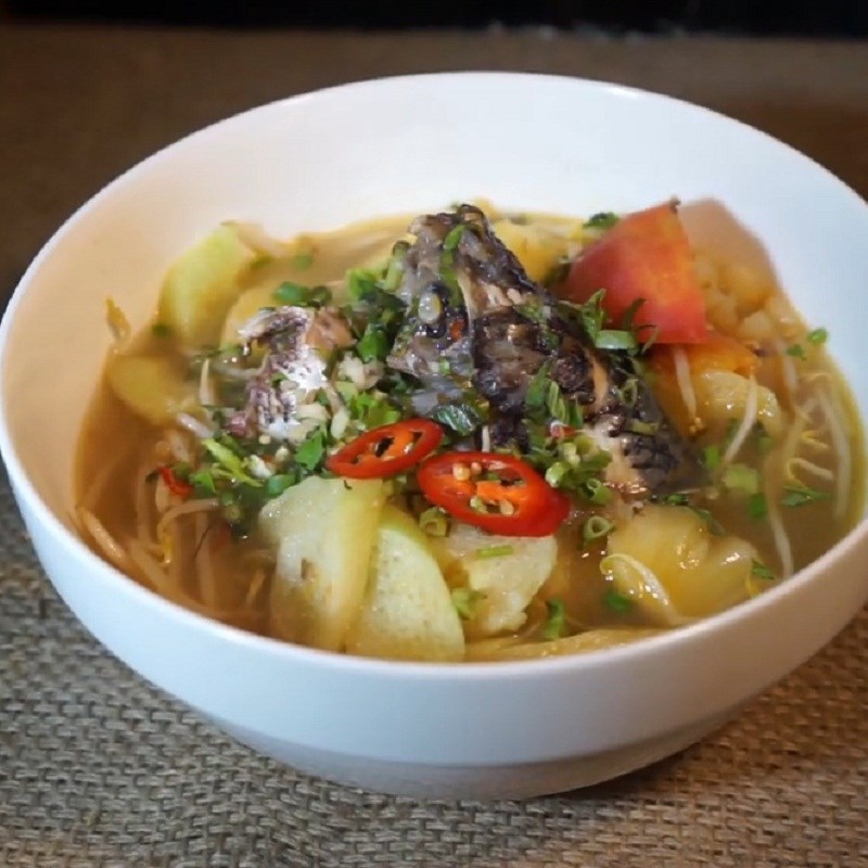 Bước 5 Thành phẩm Canh chua cá rô phi