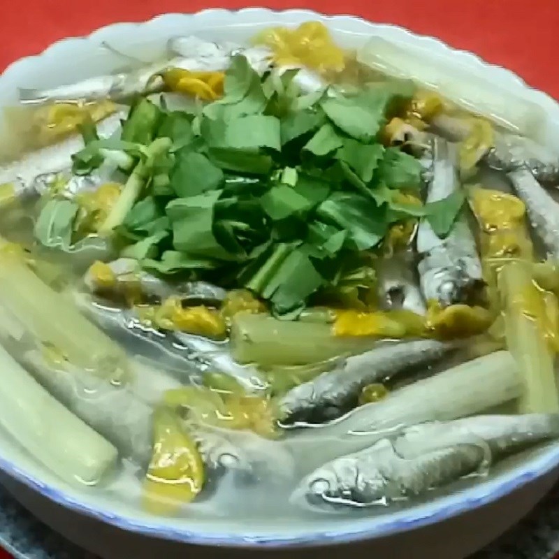 Bước 6 Thành phẩm Canh chua cá linh bông điên điển