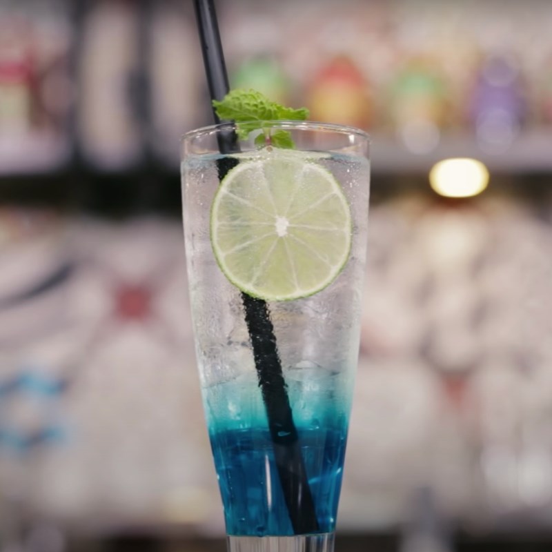 Bước 3 Thành phẩm Soda Blue Ocean