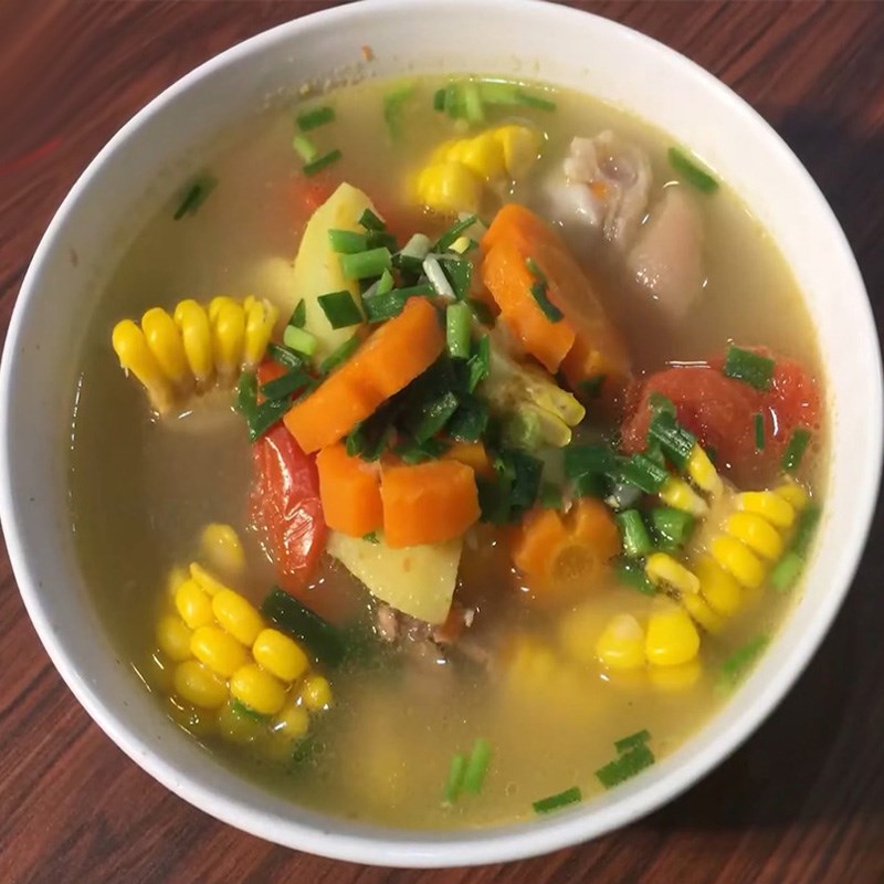 Bước 5 Thành phẩm Canh bắp hầm xương