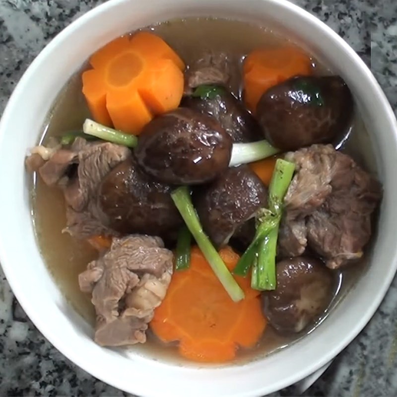 Bước 6 Thành phẩm Thịt hầm nấm đông cô