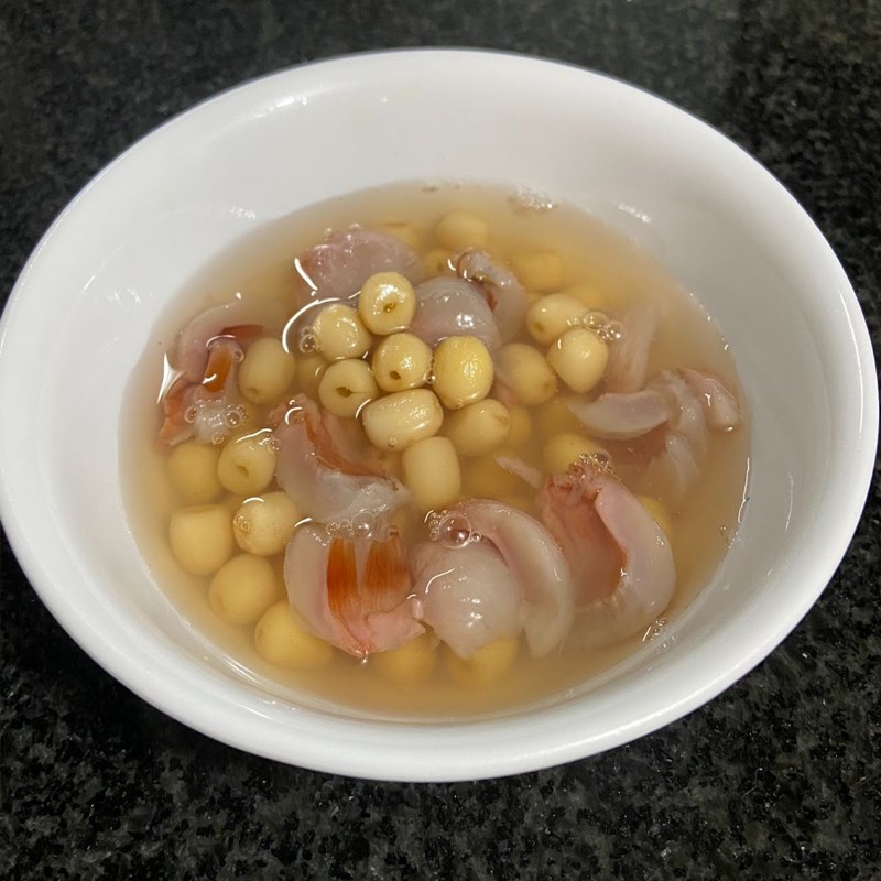 Bước 3 Thành phẩm Chè vải hạt sen (công thức được chia sẻ từ người dùng)