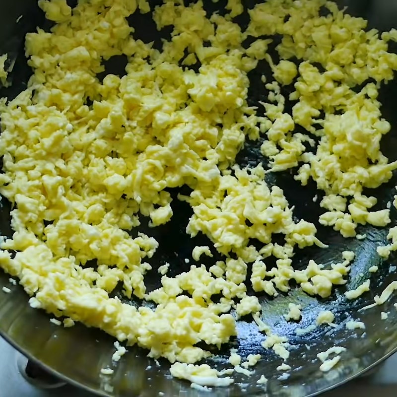 Bước 3 Làm nhân bánh Bánh cuốn nhân tôm