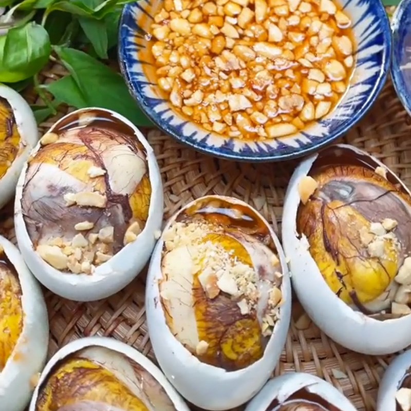 Bước 4 Thành phẩm Hột vịt lộn nướng (Công thức được chia sẻ từ TikTok Cách Nấu Ngon cùng Cách Nấu Ngon)
