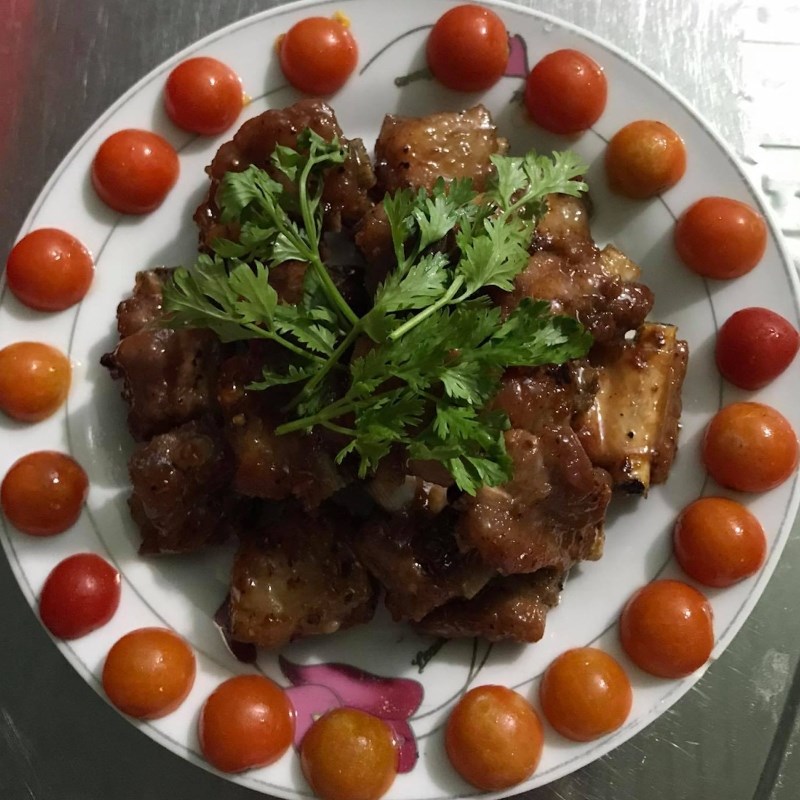 Bước 4 Thành phẩm Sườn non chiên nước mắm