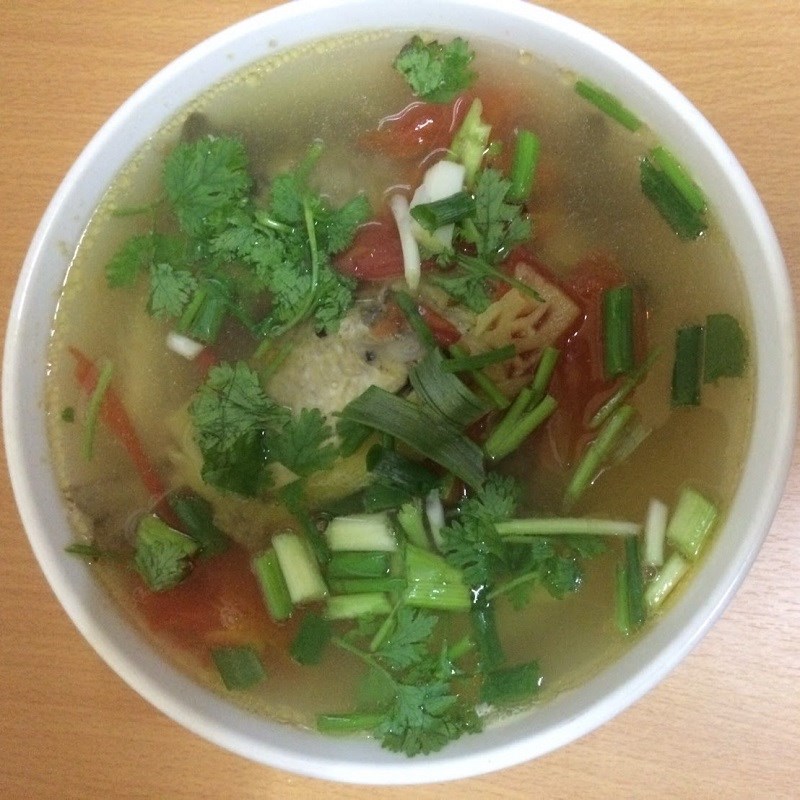Bước 4 Thành phẩm Canh cá kình nấu ngót