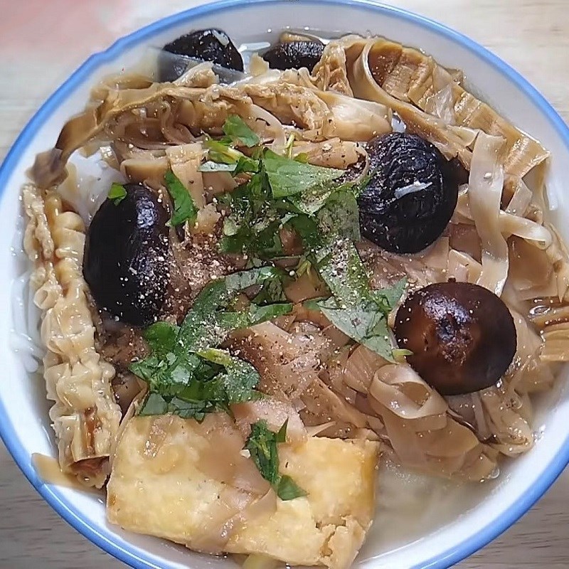 Bước 6 Thành phẩm Bún măng chay