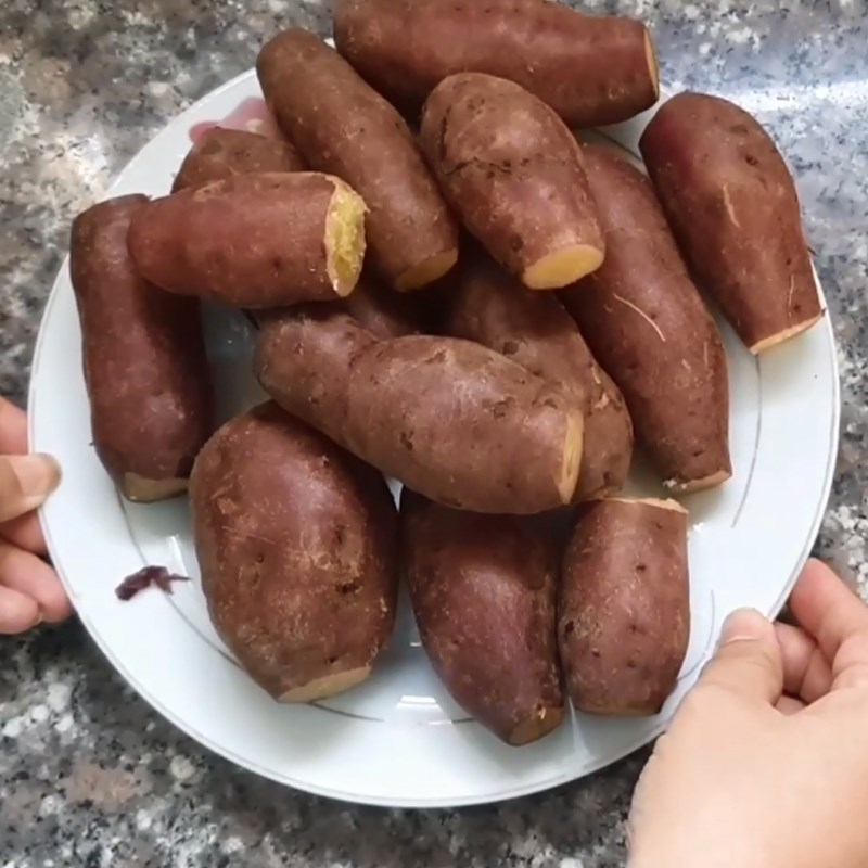 Bước 4 Thành phẩm Khoai lang luộc