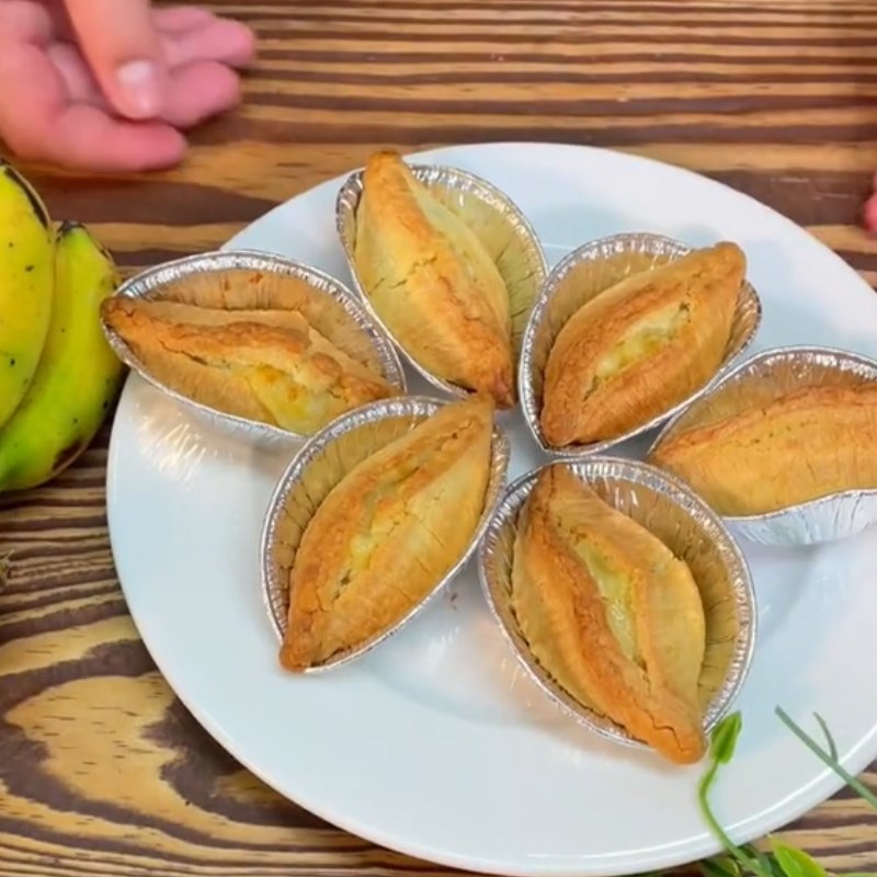 Bước 3 Thành phẩm Bánh chuối phô mai (Công thức được chia sẻ từ Tiktok Cách Nấu Ngon cùng Cách Nấu Ngon)