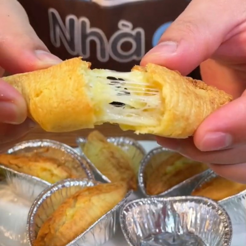 Bước 3 Thành phẩm Bánh chuối phô mai (Công thức được chia sẻ từ Tiktok Cách Nấu Ngon cùng Cách Nấu Ngon)