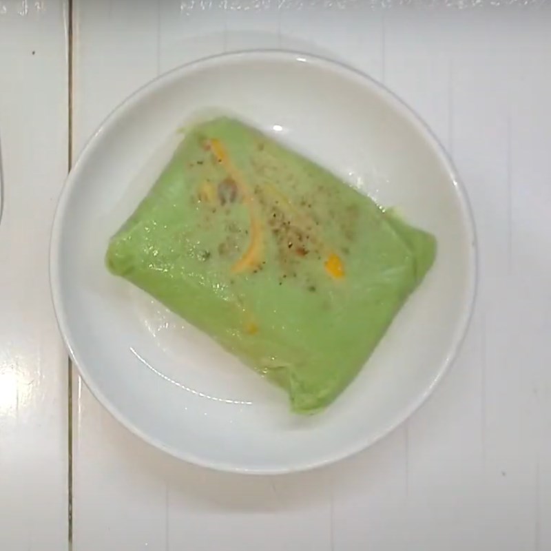 Bước 5 Thành phẩm Kem chuối lá dứa