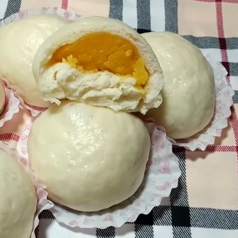 Bước 8 Thành phẩm Bánh bao nhân phô mai sữa