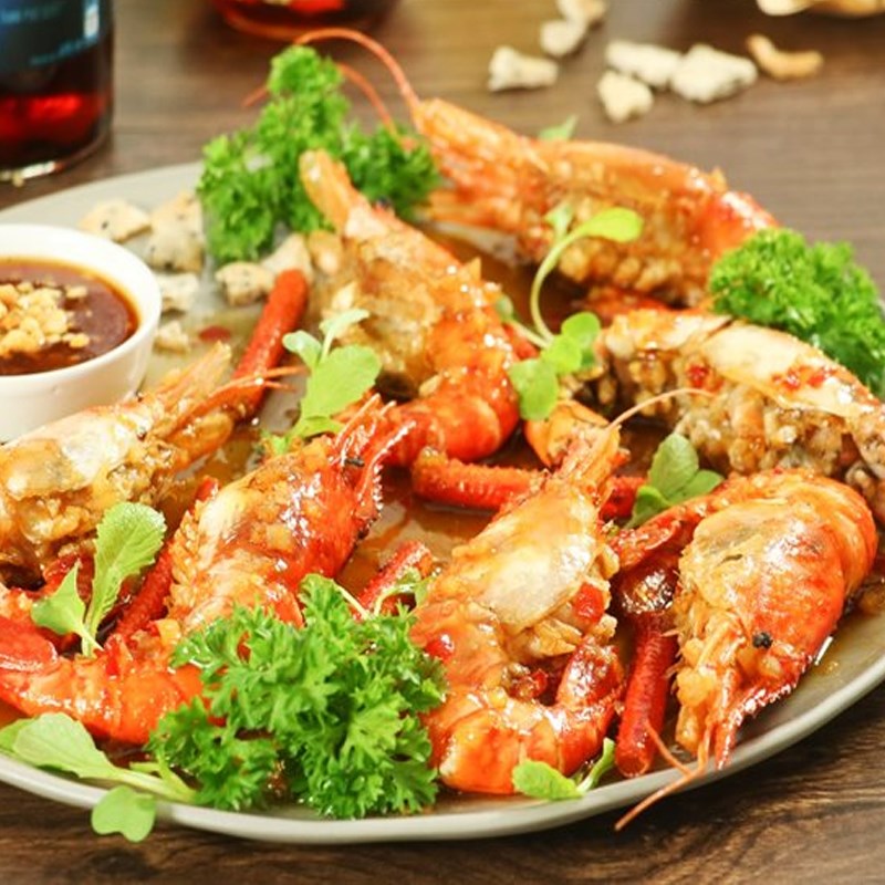 Bước 5 Thành phẩm Tôm càng xanh sốt me