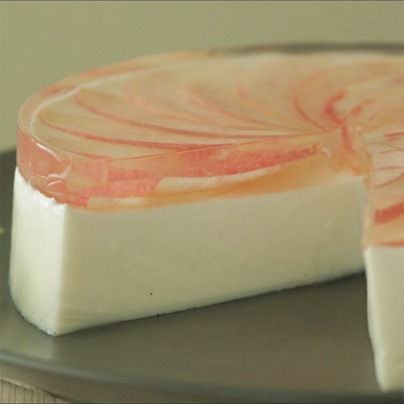 Bước 7 Thành phẩm Panna cotta thạch soda đào