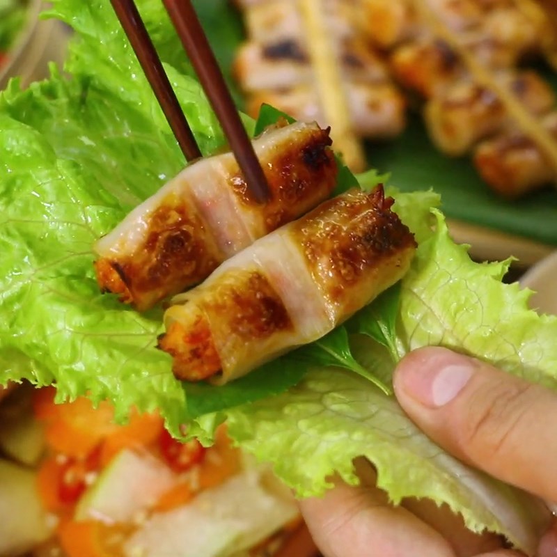 Bước 8 Thành phẩm Chả tôm Thanh Hóa