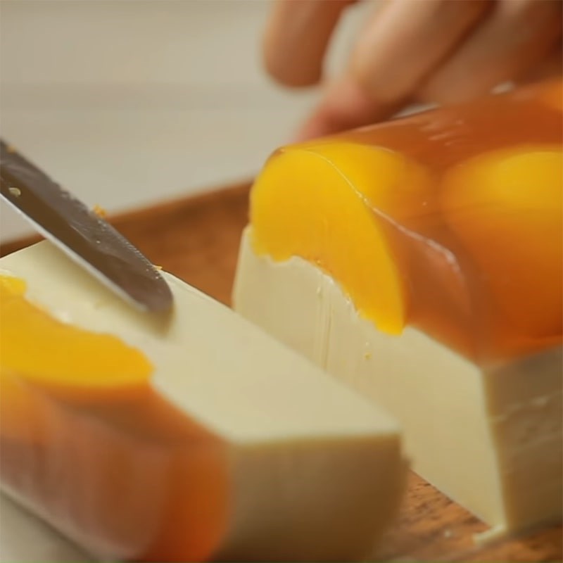 Bước 6 Thành phẩm Panna cotta thạch trà đào