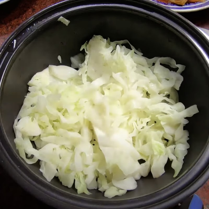 Bước 4 Nướng mì trộn Mì trộn bò viên phô mai