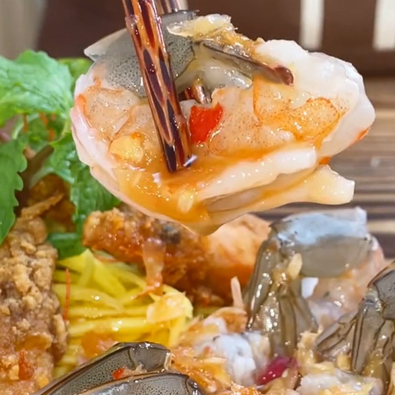 Bước 4 Thành phẩm Tôm sốt thái (Công thức được chia sẻ từ TikTok Cách Nấu Ngon cùng Cách Nấu Ngon)