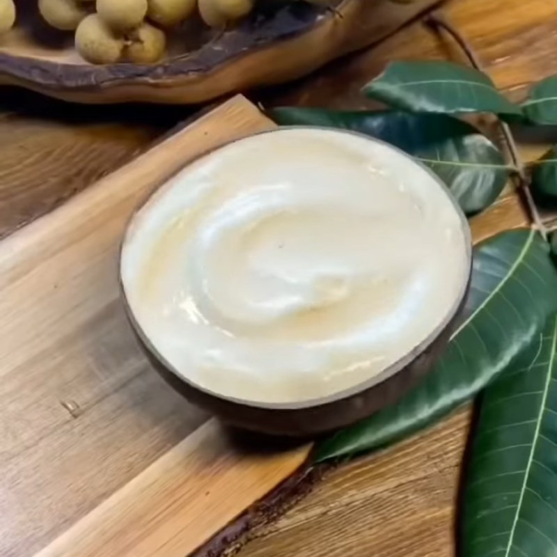 Bước 3 Thành phẩm Sinh tố nhãn chuối