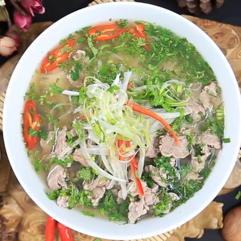 Bước 5 Thành phẩm Phở xương heo