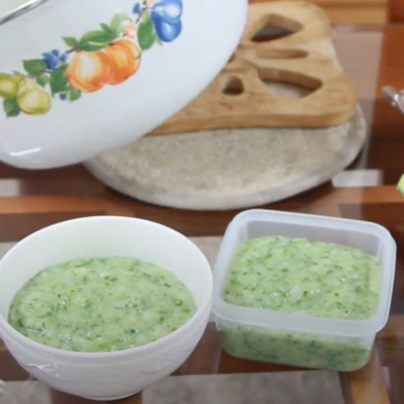 Bước 5 Thành phẩm Cháo gà cải ngồng ăn dặm