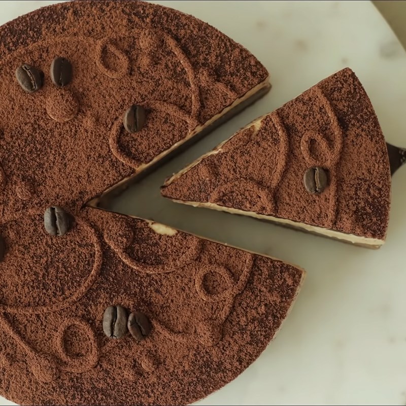 Bước 6 Thành phẩm Cheesecake cà phê