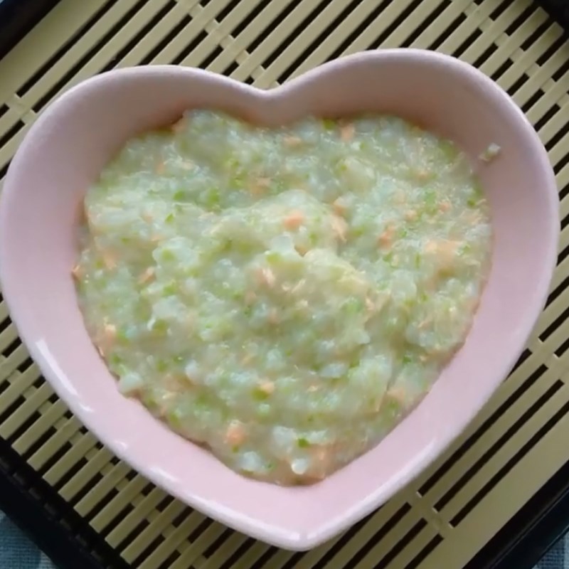 Bước 5 Thành phẩm Cháo cá hồi măng tây