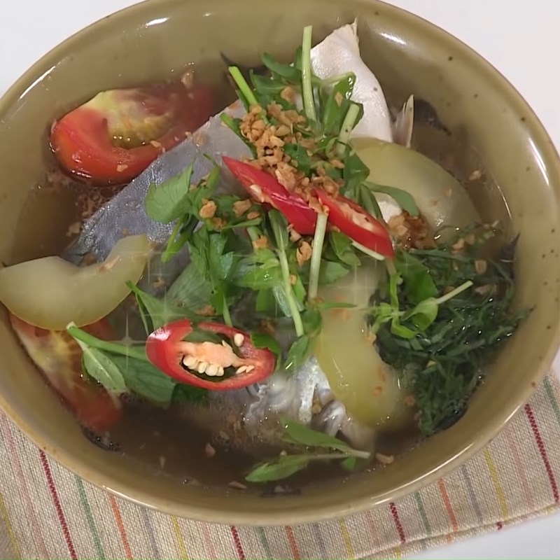 Bước 5 Thành phẩm Canh cá chim dưa muối