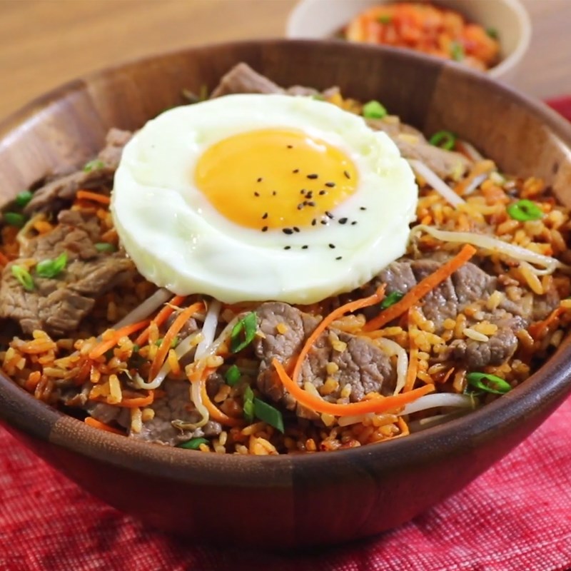 Bước 6 Thành phẩm Cơm chiên bò bulgogi Hàn Quốc