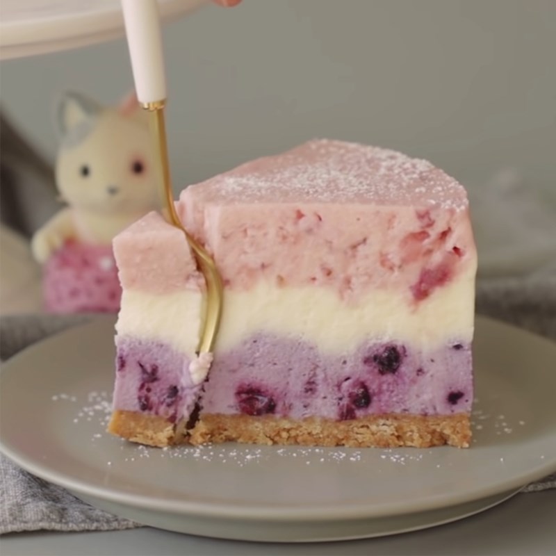 Bước 9 Thành phẩm Cheesecake dâu tây việt quất