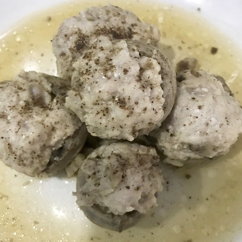 Bước 4 Thành phẩm Nấm mỡ nhồi thịt kho