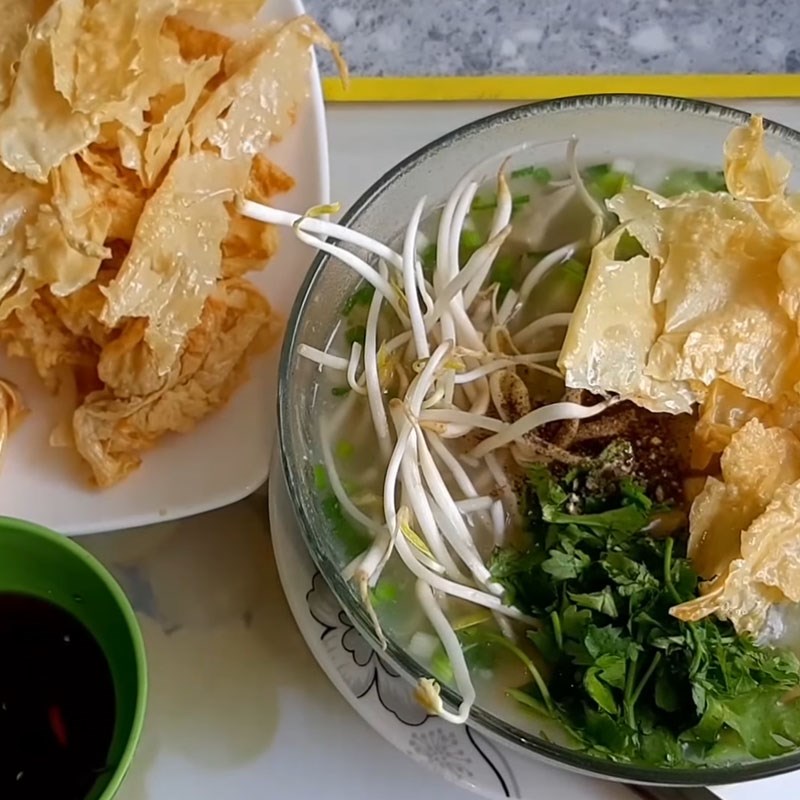 Bước 4 Thành phẩm Cháo đậu xanh chay bầu