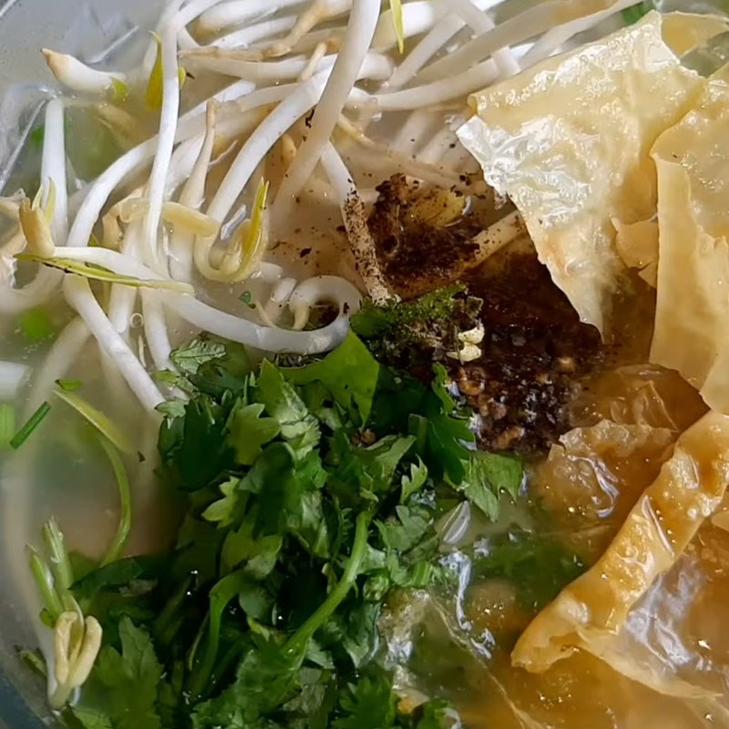 Bước 4 Thành phẩm Cháo đậu xanh chay bầu