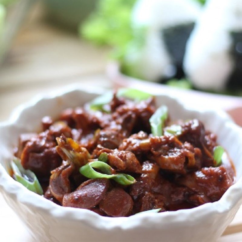 Bước 4 Thành phẩm Lòng gà xào cay