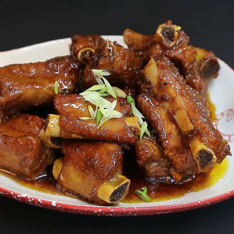 Bước 5 Thành phẩm Sườn kho coca