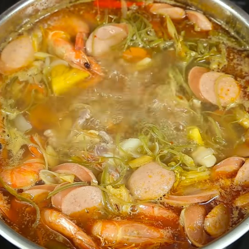 Bước 4 Thành phẩm Lẩu tôm chua cay