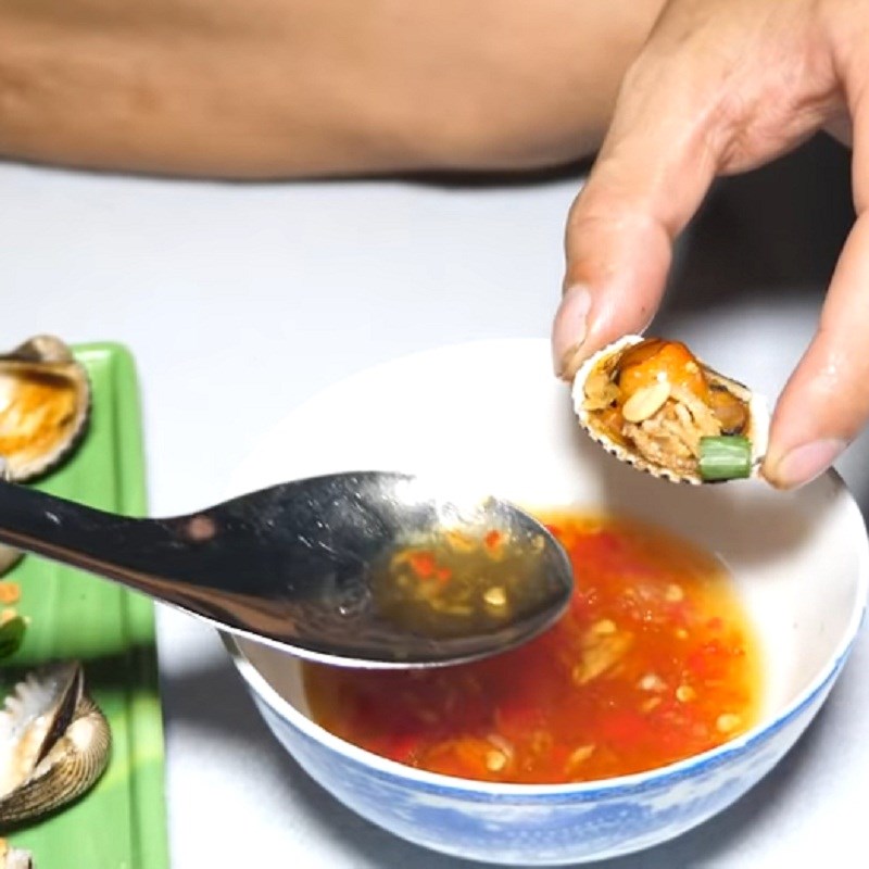 Bước 5 Thành phẩm Sò huyết nướng mỡ hành