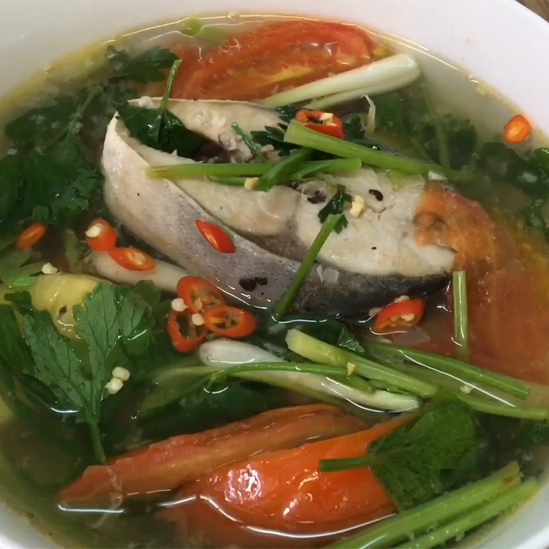 Bước 5 Thành phẩm Cá cam nấu ngót