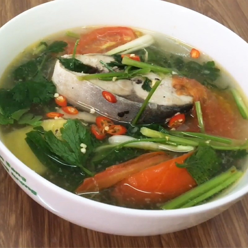 Bước 5 Thành phẩm Cá cam nấu ngót