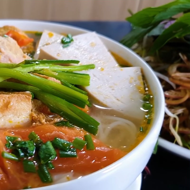 Bước 6 Thành phẩm Bún riêu tôm khô