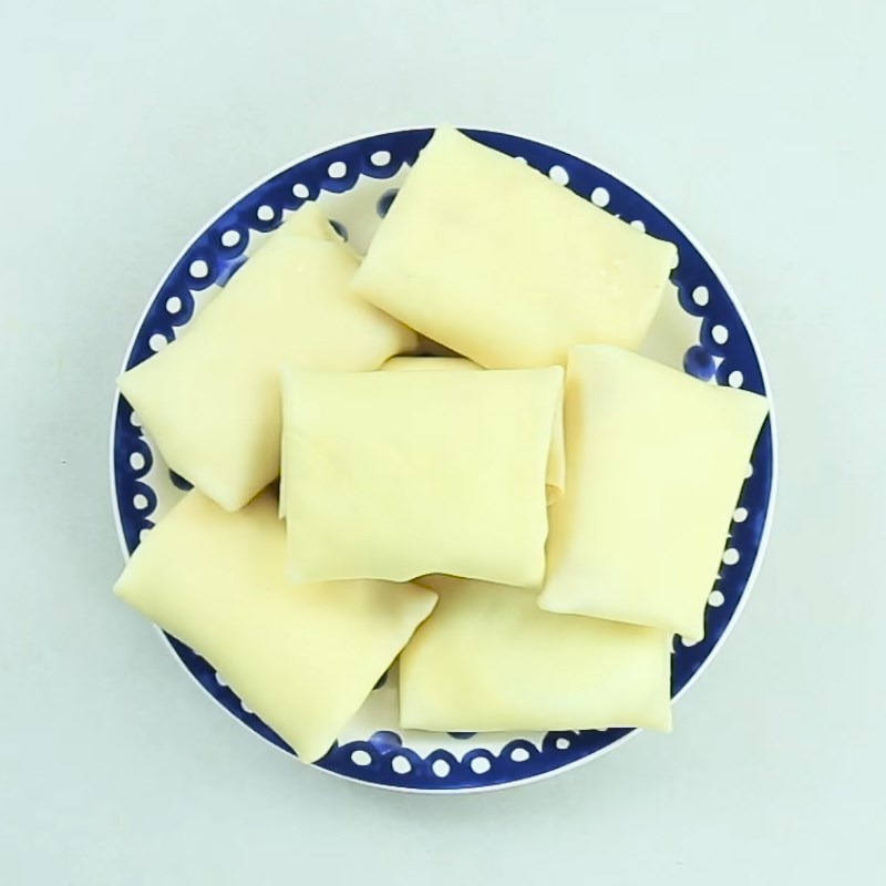 Bước 3 Thành phẩm Bánh crepe sầu riêng
