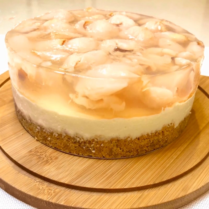 Bước 5 Thành phẩm Cheesecake trái vải