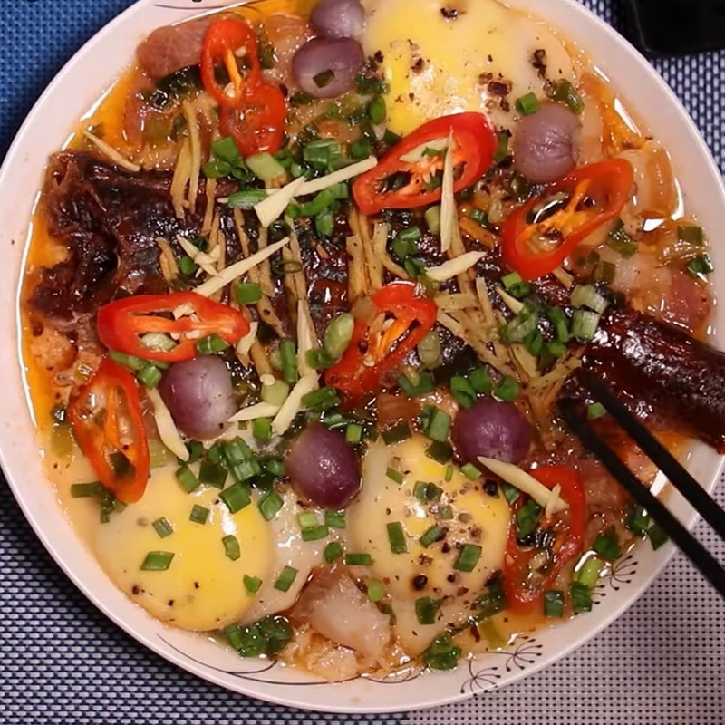 Bước 5 Thành phẩm Mắm cá lóc chưng