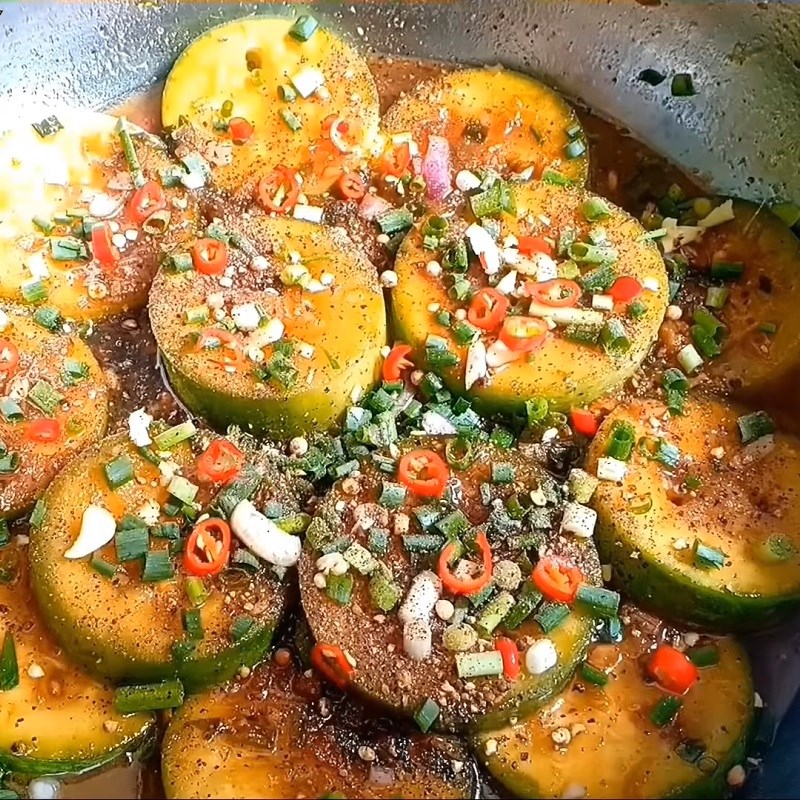 Bước 4 Thành phẩm Bầu kho tiêu