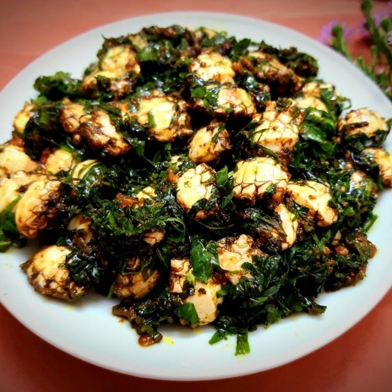 Bước 4 Thành phẩm Rạm om lá lốt
