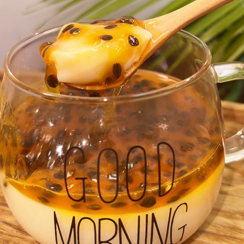 Bước 4 Thành phẩm Panacotta chanh dây (Công thức được chia sẻ từ TikTok Cách Nấu Ngon cùng Cách Nấu Ngon)