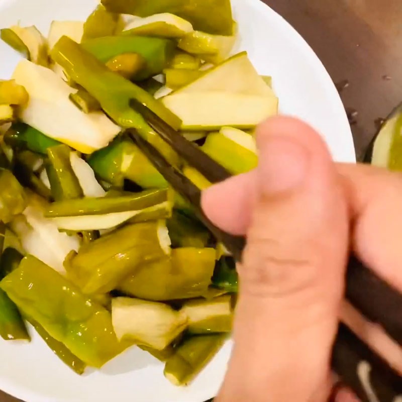 Bước 4 Thành phẩm Dưa môn muối chua ngọt